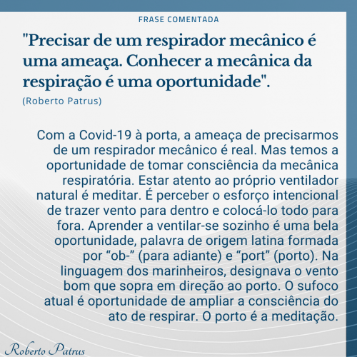 Mecânica da respiração.
